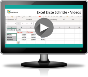 Excel: Basics - kostenlose Lernvideos (Download zip-Datei)