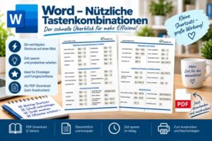Word Tastenkombinationen – Kostenloses Lernmaterial (PDF)