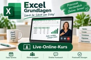 Excel Grundlagen – Live-Online-Kurs