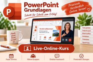PowerPoint Grundlagen – Live-Online-Kurs